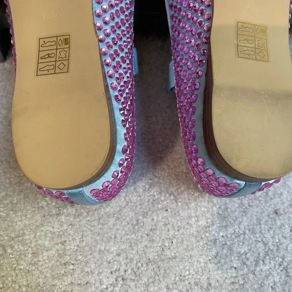 Jeffrey Campbell Prima Gemstone Mary Jane Ballet Flats - NEW NWOB - Picture 9 of 9